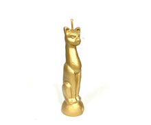  Gold  Cat Candle